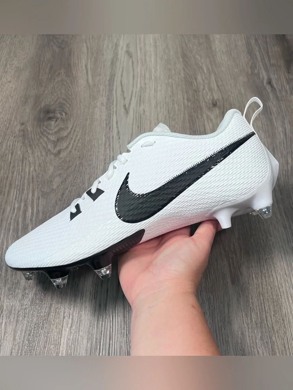 Nike Football Cleats Vapor Edge Speed 360 DT White Men's Size 14 Wide FJ7093-100